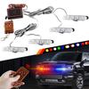 4 In 1 Remote Control Wireless 12V Emergency Strobe Warning Light Flashing Headlight Led Bar For Car Truck DRL Ambulance Police Light