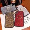 Bling Glitter Diamond Ring Bracket Case for Huawei Samsung Xiaomi Redmi iPhone