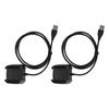 2Pcs Charger USB Charging Cable Dock Stand for Fitbit Versa 2 Health and Fitness Smartwatch