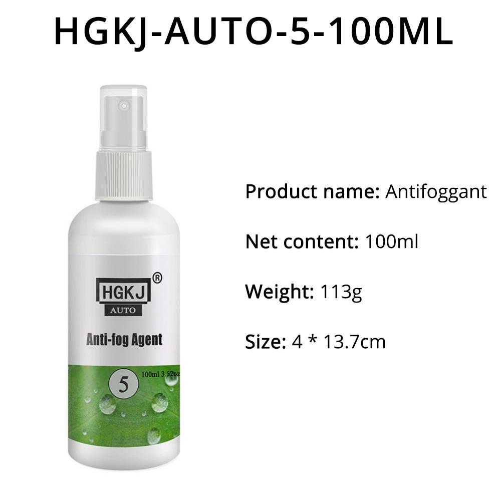 HVIERO-5 20/50/100ml Car Window Spray Glass Cleaner Paint Care Shampoo Polishe Waterproof Rainproof Anti-Fog Agent Water Repellent