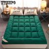 Student Dormitory Rental House Floor Thick Mat Elastic Solid Color Soft Mattress Household Smoothy Foldable Mattress Non-deformable Bedding Pad
