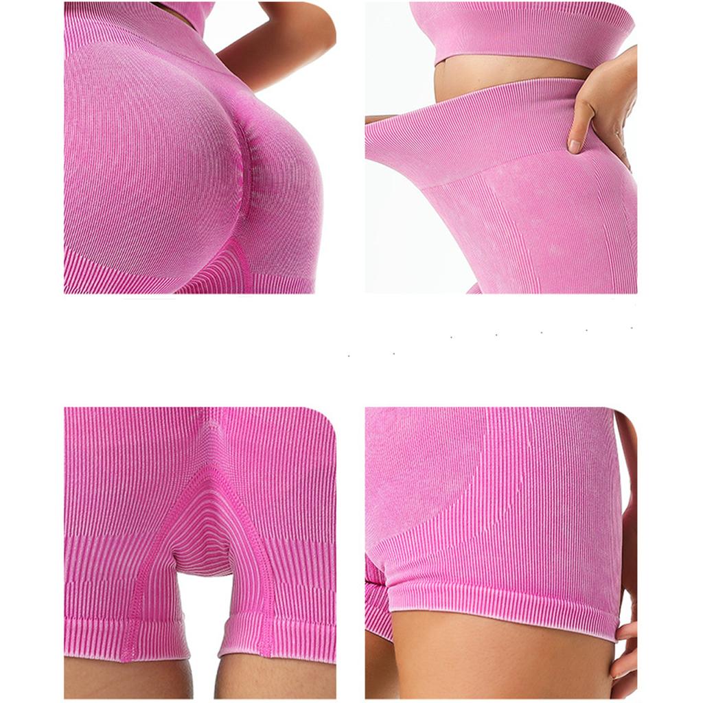Fitness Sports Shorts Elasticity High Waist Push Up Leggings Gym Running Yoga Shorts Breathable Women's Cycling Short
