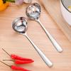304 Stainless Steel Thicken Long Handle Spoon Home Kitchen Tableware Soup Spoons Ladle Colander Cutlery Cooking Utensils