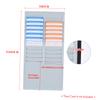 Bisofice Time Card Rack Wall Mount Holder 24 Pocket Slot for Attendance Recorder Punch Time Office