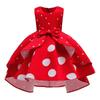 Kids Girls Polka Dot Print Princess Dress Girls Brithday Party Dresses Costume