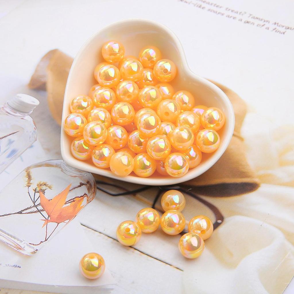 1000-5000 шт. Бусины из искусственного жемчуга ABS разных цветов, блестящие пластиковые разделительные бусины для самостоятельного изготовления ювелирных изделий