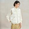 Autumn Water Lady Embroidered Chinese Style Down Vest