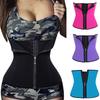 Women's Neoprene Corset Waist Trainer Zipper and Buckle Body Shaper