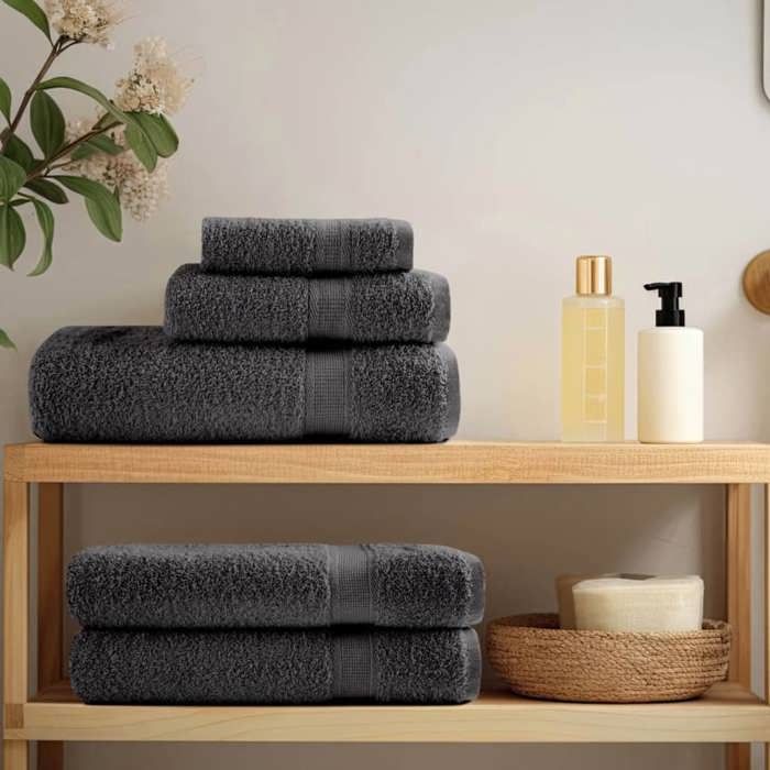 VidaXL Premium Quality Towels 25 Pcs, Shower Towels, Bath Sheets, Bathroom Guest Towels, 137175