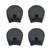 Clarinet Thumb Rest Set of 4 Black Durable and Comfortable Woodwind Instrument Parts Rubber Clarinet Thumb Rest Clarinet Strap Supports Comfortable