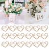 Decoration Heart Shape Wedding Supplies Clamps Stand Place Card Table Numbers Holder Photos Clips