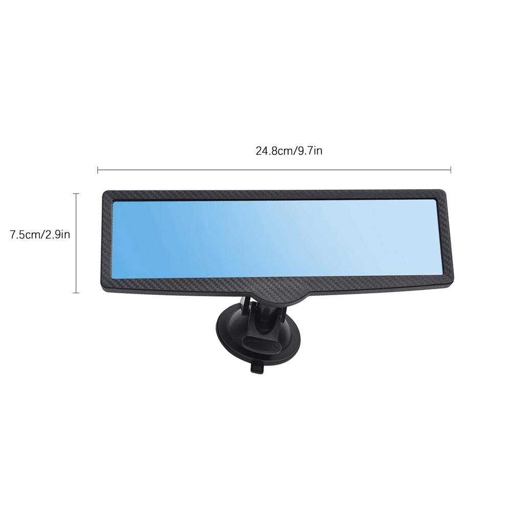 Rear View Mirror Suction Cup Rearview Mirror Wide Angle Hidden Aromatherapy 360 Degrees  Adjustment Angle Rear View