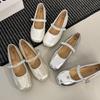 Beautiful Matching Skirt Ballet Mary Jane Single Shoes Women's Spring and Autumn New Flat French Small Leather Shoes Women
