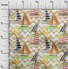 oneOone Cotton Flex Beige Fabric Beach Fabric For Sewing Printed Craft Fabric By The Yard 40 Inch