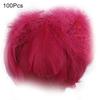100Pcs Interesting Stylish Soft Feathers Craft Kit Shooting Prop Feathers Craft Kit for School