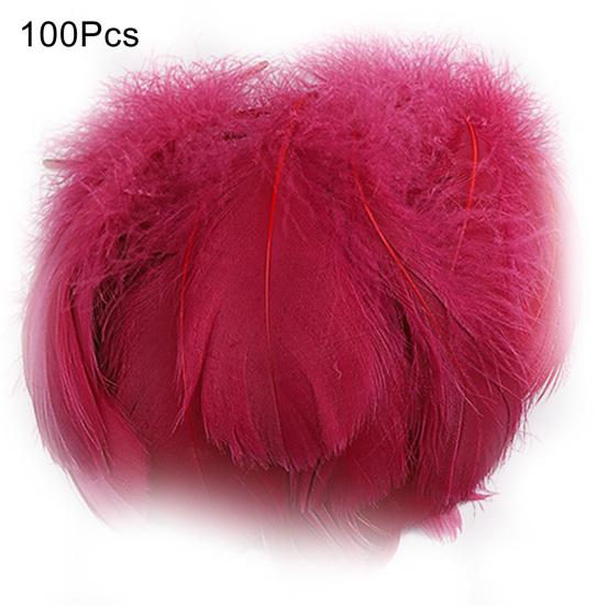 100Pcs Interesting Stylish Soft Feathers Craft Kit Shooting Prop Feathers Craft Kit for School