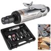 Pneumatic Die Grinder Car Tool Grinding Polishing Machine Kit Air Grinder Mill Engraving Tool 1/4" 1/8" 16Pcs Air Die Grinder