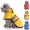 Pet Dog Hooded Raincoat Pet Waterproof Puppy Dog Jacket Outdoor Coat