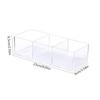 Clear Acrylic Makeup Layered Storage Box Dressing Table Cosmetic Lipstick Finishing Grid Box Desktop Drawer Storage Compartment