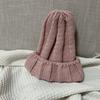 Do Not Pick People, Solid Color Knitted Hats for Men and Women, Thickened and Showing the Face, Small Cone Top Wool Hat, Bare Body Pullover Hat Tide