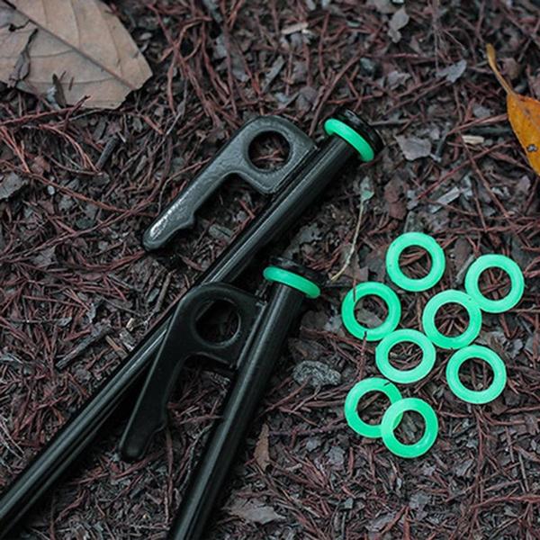 Tent Nails Kit Travel Camping Tent Pegs Steel Stakes Durable Hammock Accessories Hiking Nail High Strength Steel Ground Nail Outdoors Sunshade