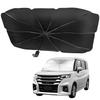 Bhgytec Car Sun Shade (2025 New Design) Car Front Umbrella-Shaped Thin Shade for Light