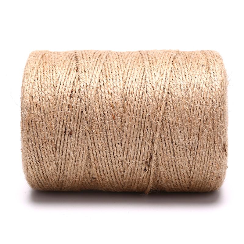 Natural Hemp Thread Twisted Hemp Cloth Hemp Rope Jute Thread Rope Diy Craft Decoration
