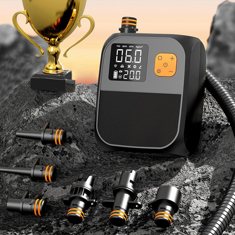 25PSI High Pressure Portable Air Compressor Stand Up Paddle C Inflation Paddle Board Pump for Paddleboard Tent Mattress