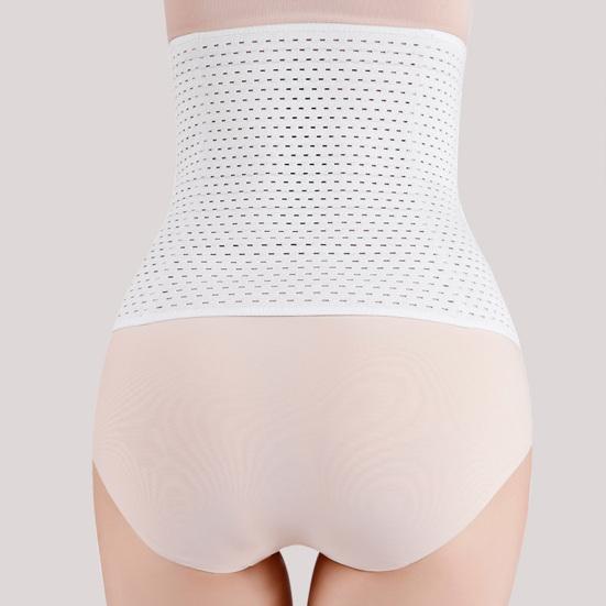 Waist Slimming Belt Good Elasticity Fat Burning Adjustable Cut-out Breathable Body Sculpting Tight Waist Trainer Body Shaper Corset Daily Wear