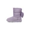 Classic Novelty Fashion Bow Mid-Calf Snow Boots Kids Snow Boots Lavender 1130756T-JGL