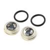 Sight Glass Len & Rubber Gasket 2pack Bike Motorcycle
