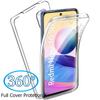 360 Degree Case Silicone Cover 2 In 1 Front+Back Soft Cover Redmi 10C 9 9AT 9A 9C NFC 10 Note 11 11S 9s 8T 8 Pro 10 10s Samsung A14 A34 A54 A24 5G