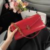 Spring and Summer New Fashion Simple Underarm Bag Women's Texture Shoulder Crossbody Baguette Bag
