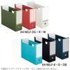 KOKUYO File Box NEOS A4 Set of 2 Navy A4-NELF-DBX2