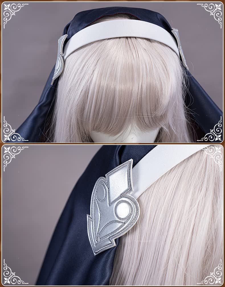 Шарлотта Монахиня Сестра Сексуальная Фигура Одежда Эмоциональная Фотография Косплей Костюм M [Одежда Принцессы]