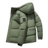Men's Winter Warm Jackets Casual Quilted Windproof Outwear Coat With Pockets Hooded Work Jacket Windbreaker for Men Padded Thick Parka Thermal Jackets