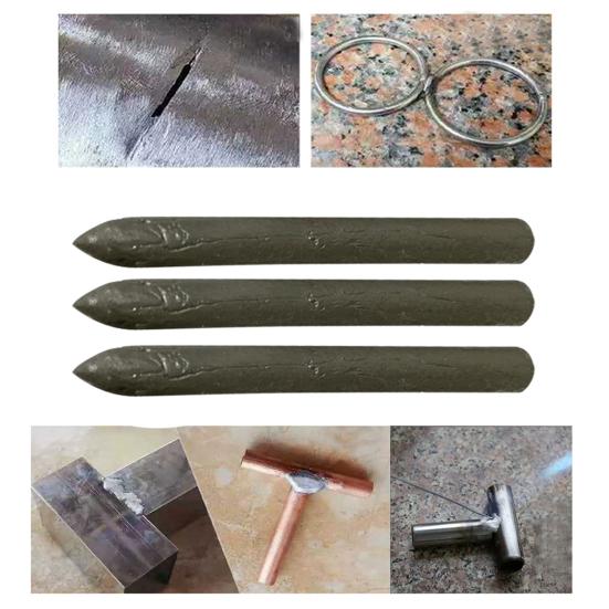 6/8/12/15/20Pcs Powder Cored Welding Aluminum Rod Low Temperature Easy Melt Aluminum Soldering Welding Rods Without Solder Weld Tools