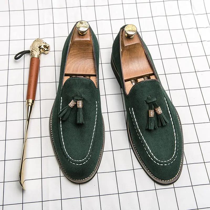 Man Casual Shoe Loafers Leather Shoes for Men Slip-on With Tassels Shipping Free Comfortable Sale New In 2024 Trend Low Price Pu