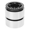 2pcs 1.9 Inch Beadlock Wheels Aluminum Alloy CNC Machining Universal RC Wheel Rims for Crawler Black
