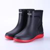 3306 Mid-Tube Fashion Rain Boots for Men and Women - Non-Slip, Waterproof, Thick Rubber Shoes, Ideal for Kitchen Work