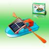Solar Powered Rowing Toy Children DIY Creative Puzzle Module Ship Deformation Toy Gift