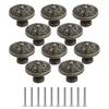 Bronze Closet Door Knoks Solid Round Cabinet Knobs  for Warehouse, Glass Door& Garden Door