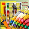 Non-Messy Safe Oil Pastels for Kids - Crayons for Kindergarten & First Grade, Available In 12, 24, or 36 Colors