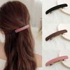 Hair Clip Comfortable Anti-Slip Lightweight Korean Style Retro Wild Elegant Spring Clip for Female