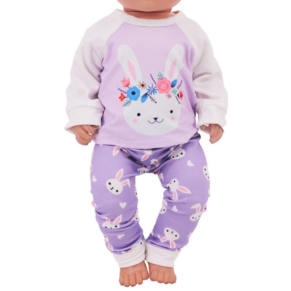 Toy Changing Dressing Game Playing House Dolls Pajamas Shirt Pants Mini Home Wear Doll Clothes