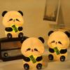 Panda LED Night Light Cute Silicone Night Light USB Rechargeable Touch Night Lamp Bedroom Timing