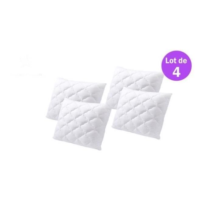 Pillow - Memory Foam - 60 X 60 Cm - Made In France - 100% Polyurethane Foam - White