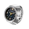 Ring Watch Stainless Steel Free Size Color Changing Ring Watch Analog Waterproof Quartz Watch Fashion Accessory Birthday Christmas Day Present