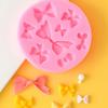 1 шт. Много Мини бант шоколад свадебный торт инструменты для украшения DIY выпечка помадка силиконовая форма Высокое качество
