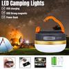 USB Rechargeable Portable Camping Tent Light 3 Modes Waterproof Outdoor Tent Lamp Lightweight Night Hanging Hook Emergency Lamps